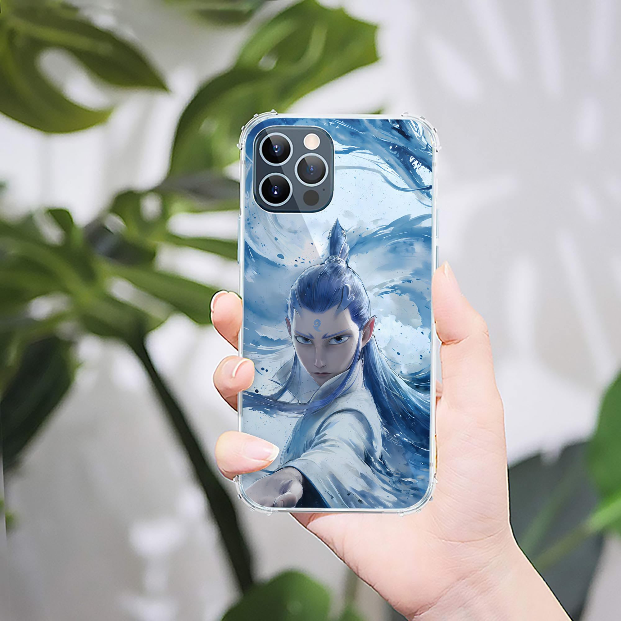 （画像用） Ne Zha 2 ナタ 魔童の大暴れ 【iPhone 12シリーズ対応】透明スマホケース（クリアソフトケース）